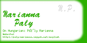 marianna paly business card